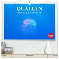 Quallen. Die Welt der Medusen (hochwertiger Premium Wandkalender 2025 DIN A2 quer), Kunstdruck in Hochglanz