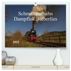 Schmalspurbahn Dampflok Bieberlies (hochwertiger Premium Wandkalender 2025 DIN A2 quer), Kunstdruck in Hochglanz - Calvendo;Rein, Simone