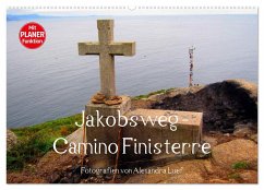 Jakobsweg - Camino Finisterre (Wandkalender 2025 DIN A2 quer), CALVENDO Monatskalender - Calvendo;Luef, Alexandra
