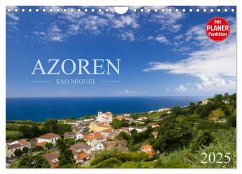 Azoren - São Miguel (Wandkalender 2025 DIN A4 quer), CALVENDO Monatskalender