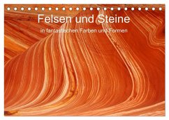 Felsen und Steine in fantastischen Farben und Formen (Tischkalender 2025 DIN A5 quer), CALVENDO Monatskalender