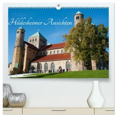 Hildesheimer Ansichten (hochwertiger Premium Wandkalender 2025 DIN A2 quer), Kunstdruck in Hochglanz