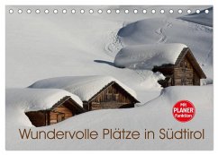 Wundervolle Plätze in Südtirol (Tischkalender 2025 DIN A5 quer), CALVENDO Monatskalender