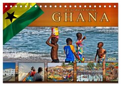 Reise durch Afrika - Ghana (Tischkalender 2025 DIN A5 quer), CALVENDO Monatskalender - Calvendo;Roder, Peter