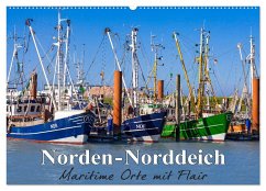 Norden-Norddeich. Maritime Orte mit Flair (Wandkalender 2025 DIN A2 quer), CALVENDO Monatskalender - Calvendo;Dreegmeyer, Andrea