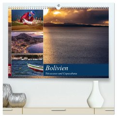 Bolivien - Titicacasee und Copacabana (hochwertiger Premium Wandkalender 2025 DIN A2 quer), Kunstdruck in Hochglanz - Calvendo;Glaser, Max