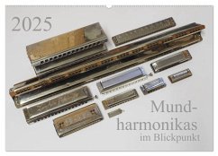 Mundharmonikas im Blickpunkt (Wandkalender 2025 DIN A2 quer), CALVENDO Monatskalender