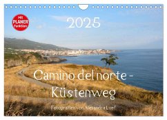 Camino del norte - Küstenweg (Wandkalender 2025 DIN A4 quer), CALVENDO Monatskalender