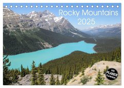 Rocky Mountains 2025 (Tischkalender 2025 DIN A5 quer), CALVENDO Monatskalender - Calvendo;Zimmermann, Frank