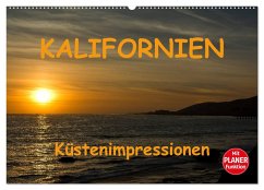 KALIFORNIEN Küstenimpressionen (Wandkalender 2025 DIN A2 quer), CALVENDO Monatskalender