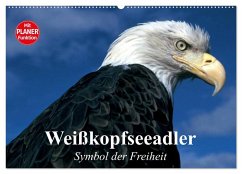 Weißkopfseeadler. Symbol der Freiheit (Wandkalender 2025 DIN A2 quer), CALVENDO Monatskalender