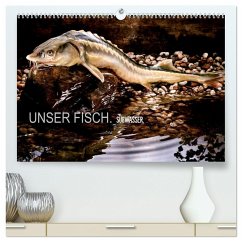 UNSER FISCH. SÜßWASSER. (hochwertiger Premium Wandkalender 2025 DIN A2 quer), Kunstdruck in Hochglanz