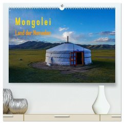 Mongolei - Land der Nomaden (hochwertiger Premium Wandkalender 2025 DIN A2 quer), Kunstdruck in Hochglanz