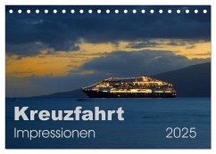 Kreuzfahrt Impressionen (Tischkalender 2025 DIN A5 quer), CALVENDO Monatskalender