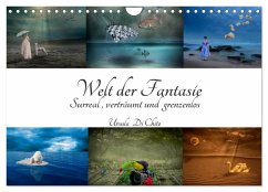 Welt der Fantasie - Surreal, verträumt und grenzenlos (Wandkalender 2025 DIN A4 quer), CALVENDO Monatskalender