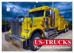 US-Trucks. Faszination Langhauber (Wandkalender 2025 DIN A2 quer), CALVENDO Monatskalender