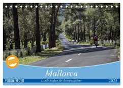 Mallorca: Die schönsten Landschaften für Rennradfahrer (Tischkalender 2025 DIN A5 quer), CALVENDO Monatskalender - Calvendo;Poul, Herbert