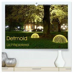 Detmold Lichtspielerei (hochwertiger Premium Wandkalender 2025 DIN A2 quer), Kunstdruck in Hochglanz