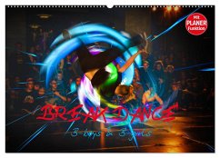 Break Dance B-boys & B-girls (Wandkalender 2025 DIN A2 quer), CALVENDO Monatskalender