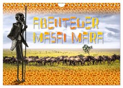 Abenteuer Masai Mara (Wandkalender 2025 DIN A4 quer), CALVENDO Monatskalender - Calvendo;Gödecke, Dieter