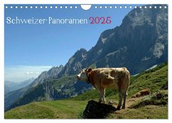Schweizer Panoramen (Wandkalender 2025 DIN A4 quer), CALVENDO Monatskalender