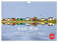 Insel Ærø - Perle der Dänischen Südsee (Wandkalender 2025 DIN A4 quer), CALVENDO Monatskalender - Calvendo;Carina-Fotografie