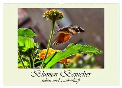 Blumen-Besucher - selten und zauberhaft (Wandkalender 2025 DIN A2 quer), CALVENDO Monatskalender