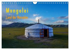 Mongolei - Land der Nomaden (Wandkalender 2025 DIN A4 quer), CALVENDO Monatskalender