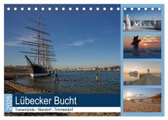 Lübecker Bucht - Travemünde - Niendorf - Timmendorf (Tischkalender 2025 DIN A5 quer), CALVENDO Monatskalender