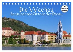 Die Wachau - Bezaubernde Orte an der Donau (Tischkalender 2025 DIN A5 quer), CALVENDO Monatskalender - Calvendo;LianeM