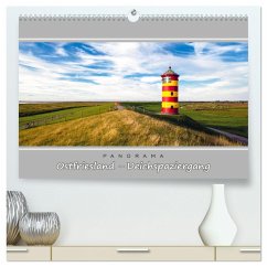 Ostfriesland - Deichspaziergang (hochwertiger Premium Wandkalender 2025 DIN A2 quer), Kunstdruck in Hochglanz