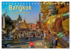 Bangkok - Königreich Thailand (Tischkalender 2025 DIN A5 quer), CALVENDO Monatskalender