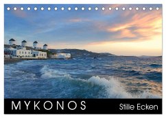 Mykonos - Stille Ecken (Tischkalender 2025 DIN A5 quer), CALVENDO Monatskalender