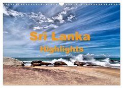 Sri Lanka - Highlights (Wandkalender 2025 DIN A3 quer), CALVENDO Monatskalender