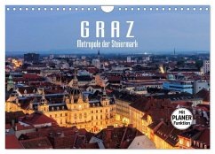 Graz - Metropole der Steiermark (Wandkalender 2025 DIN A4 quer), CALVENDO Monatskalender