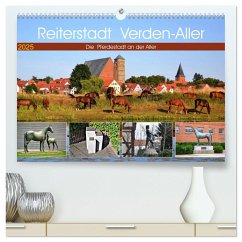 Reiterstadt Verden - Aller (hochwertiger Premium Wandkalender 2025 DIN A2 quer), Kunstdruck in Hochglanz - Calvendo;Klünder, Günther