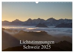 Lichtstimmungen Schweiz 2025 (Wandkalender 2025 DIN A3 quer), CALVENDO Monatskalender - Calvendo;Wahli, Thomas