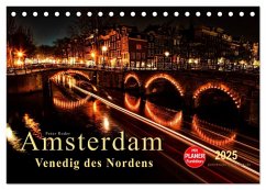 Amsterdam - Venedig des Nordens (Tischkalender 2025 DIN A5 quer), CALVENDO Monatskalender