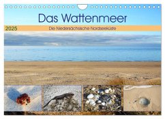 Das Wattenmeer - 2025 (Wandkalender 2025 DIN A4 quer), CALVENDO Monatskalender