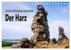 Der Harz - Schönstes Mittelgebirge Deutschlands (Tischkalender 2025 DIN A5 quer), CALVENDO Monatskalender