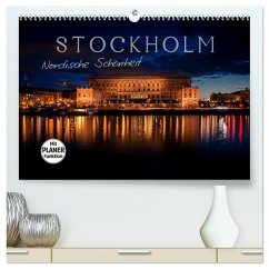 Stockholm - Nordische Schönheit (hochwertiger Premium Wandkalender 2025 DIN A2 quer), Kunstdruck in Hochglanz