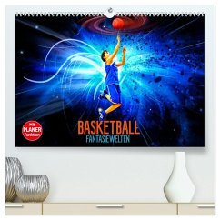 Basketball Fantasiewelten (hochwertiger Premium Wandkalender 2025 DIN A2 quer), Kunstdruck in Hochglanz - Calvendo;Meutzner, Dirk