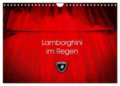 Lamborghini im Regen (Wandkalender 2025 DIN A4 quer), CALVENDO Monatskalender