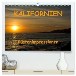 KALIFORNIEN Küstenimpressionen (hochwertiger Premium Wandkalender 2025 DIN A2 quer), Kunstdruck in Hochglanz