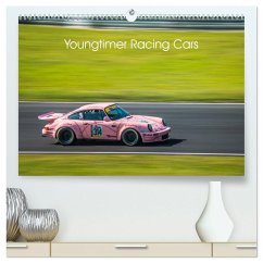 Youngtimer Racing Cars (hochwertiger Premium Wandkalender 2025 DIN A2 quer), Kunstdruck in Hochglanz