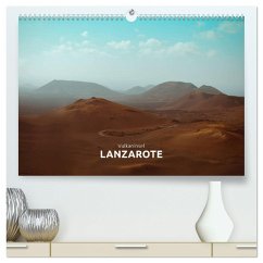Vulkaninsel ¿ Lanzarote (hochwertiger Premium Wandkalender 2025 DIN A2 quer), Kunstdruck in Hochglanz