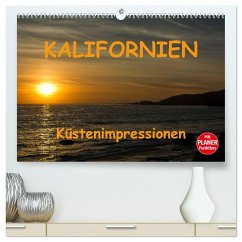 KALIFORNIEN Küstenimpressionen (hochwertiger Premium Wandkalender 2025 DIN A2 quer), Kunstdruck in Hochglanz