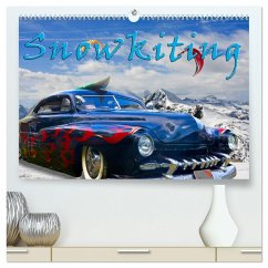 Snowkiting (hochwertiger Premium Wandkalender 2025 DIN A2 quer), Kunstdruck in Hochglanz
