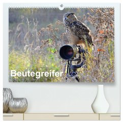 Beutegreifer (hochwertiger Premium Wandkalender 2025 DIN A2 quer), Kunstdruck in Hochglanz