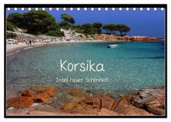 Korsika - Insel rauer Schönheit (Tischkalender 2025 DIN A5 quer), CALVENDO Monatskalender